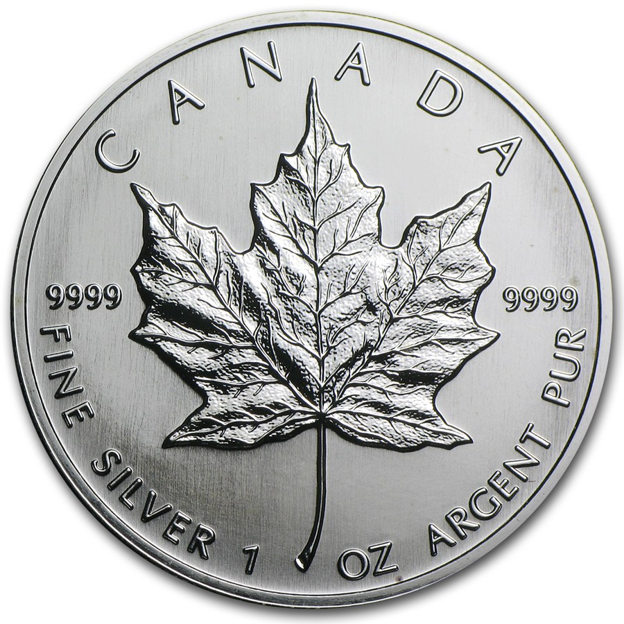 Canada Maple Leaf 1991 1 ounce silver